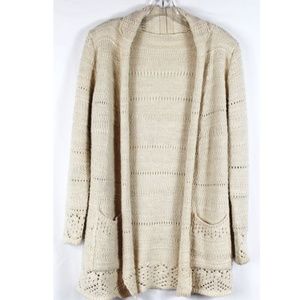 Crochet cardigan sweater